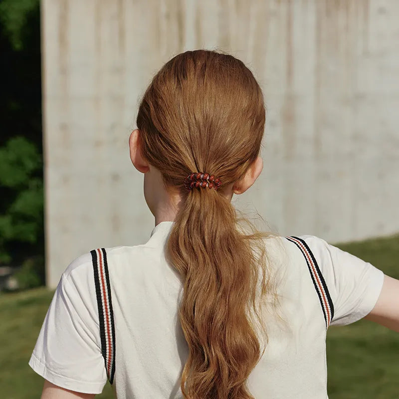 Zephyrine Jelly Pony Elastic Ponytail Holder (6 pcs) - EVITA PERONI OFFICIAL