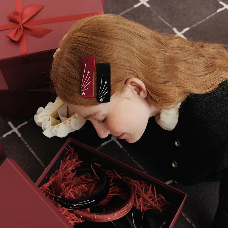 Claire Velvet Snap Clip - EVITA PERONI OFFICIAL