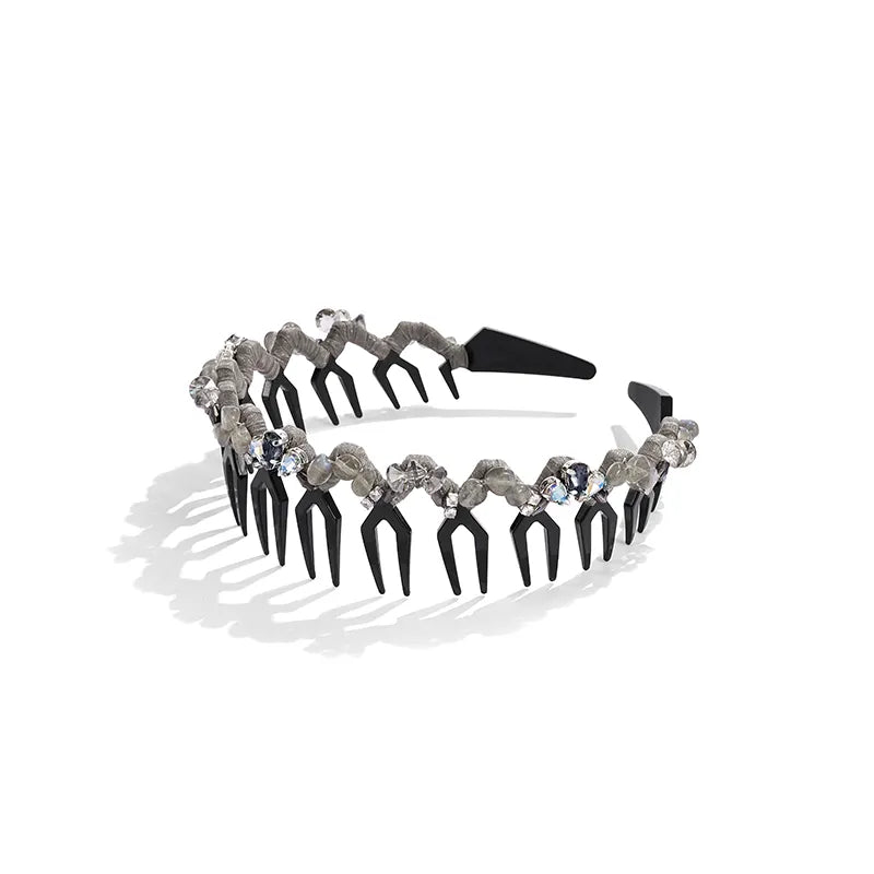 Seraphina Moonstone Tiara Headband - EVITA PERONI OFFICIAL