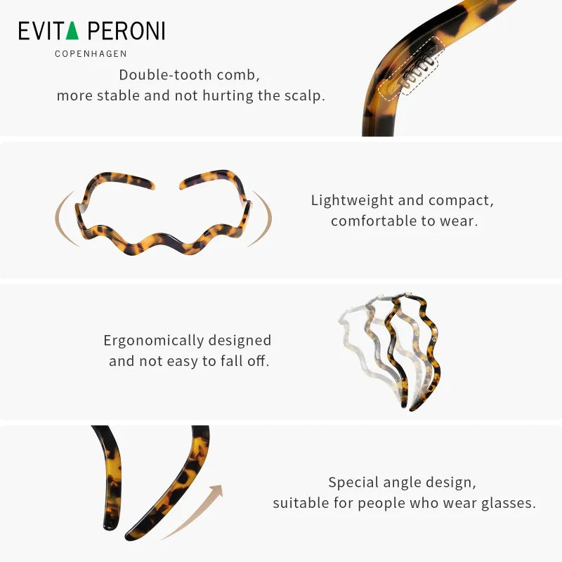 Yara Wavy Headband - EVITA PERONI OFFICIAL