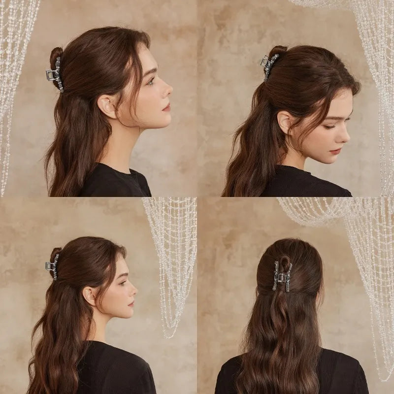 Seraphina Moonstone Medium Hair Claw - EVITA PERONI OFFICIAL