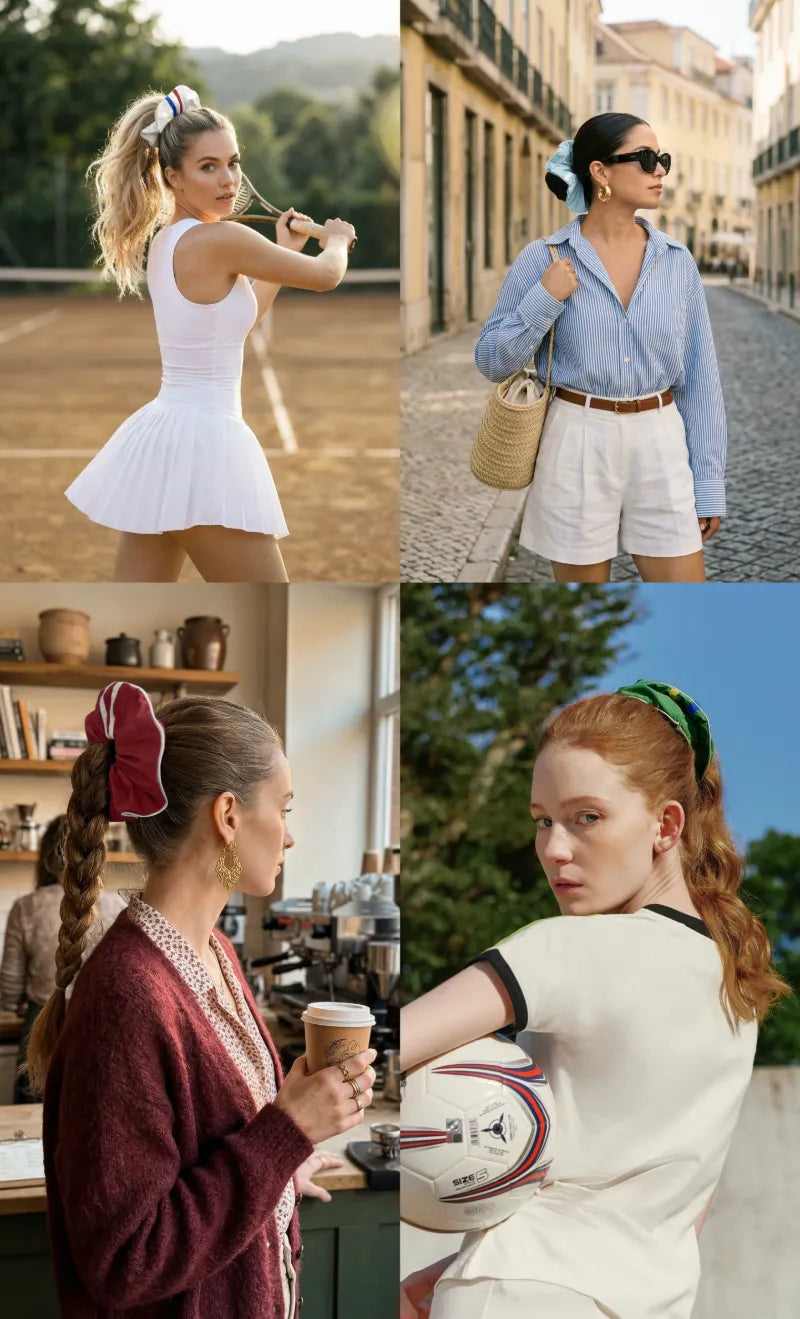 Fern Quick-drying Large Scrunchie - EVITA PERONI OFFICIAL