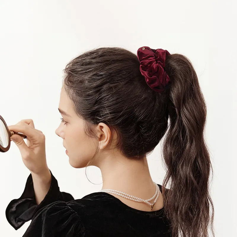 Velvet Whispers Large Scrunchi - EVITA PERONI OFFICIAL