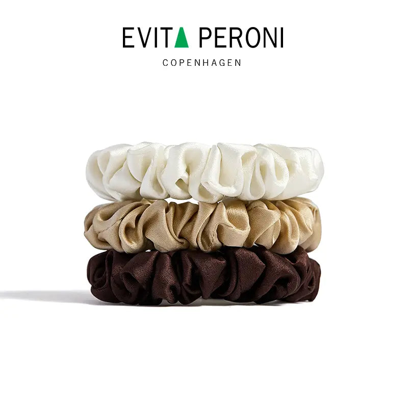 Silvia Silk Small Scrunchies - EVITA PERONI OFFICIAL