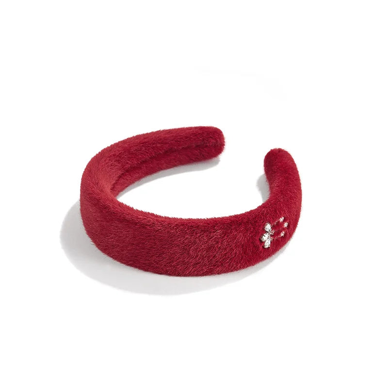Felicia Crimson Radiance Headband - EVITA PERONI OFFICIAL