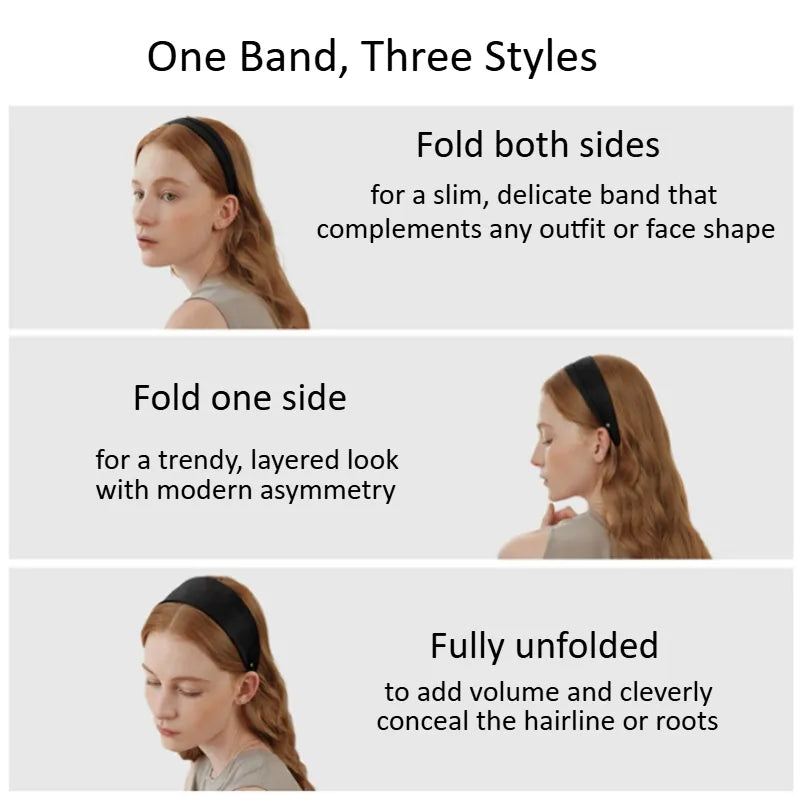 Juniper Foldable Wide Headband - EVITA PERONI OFFICIAL