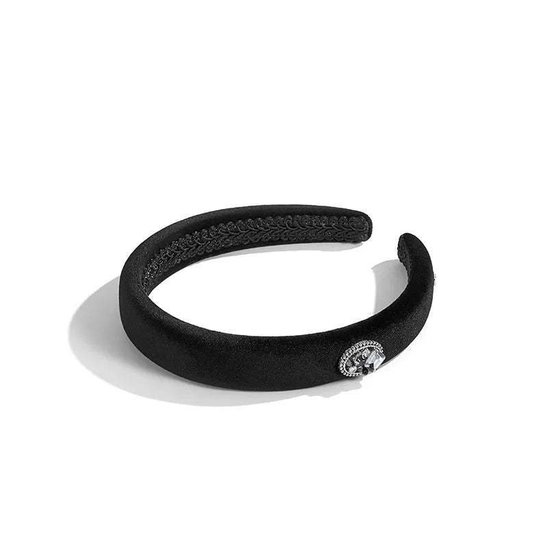 Joanne Velvet Padded Headband - EVITA PERONI OFFICIAL