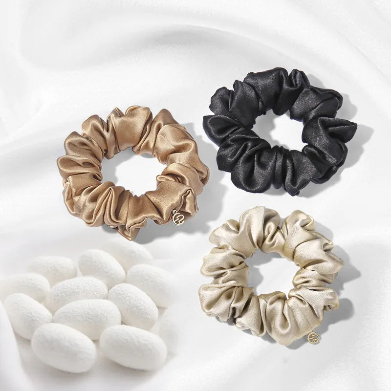 Classic Silk Medium Scrunchies - EVITA PERONI OFFICIAL
