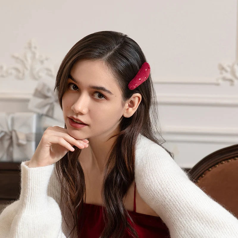 Felicia Crimson Radiance Snap Clip - EVITA PERONI OFFICIAL