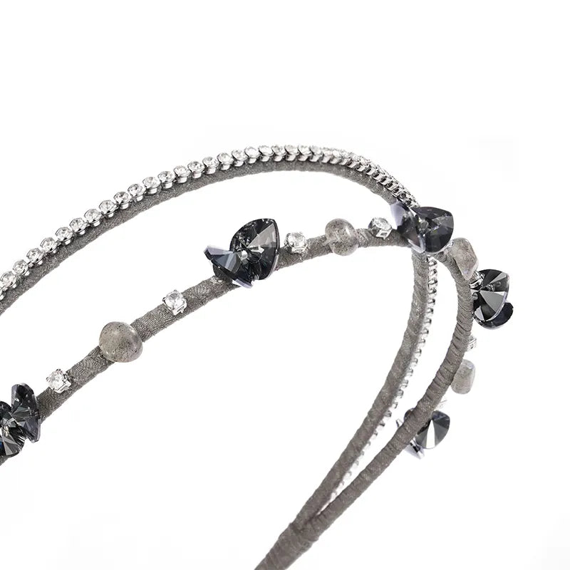 Seraphina Moonstone Double Headband - EVITA PERONI OFFICIAL
