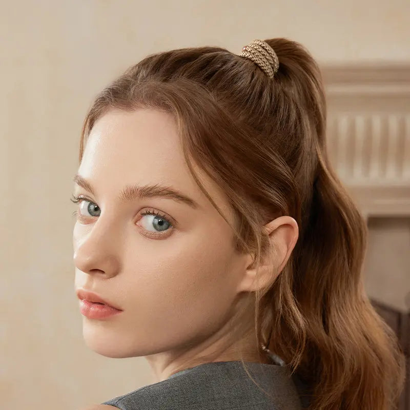 Roxanne Thin Hair Tie Ponytail Holder Pony Elastic(12 pcs) - EVITA PERONI OFFICIAL