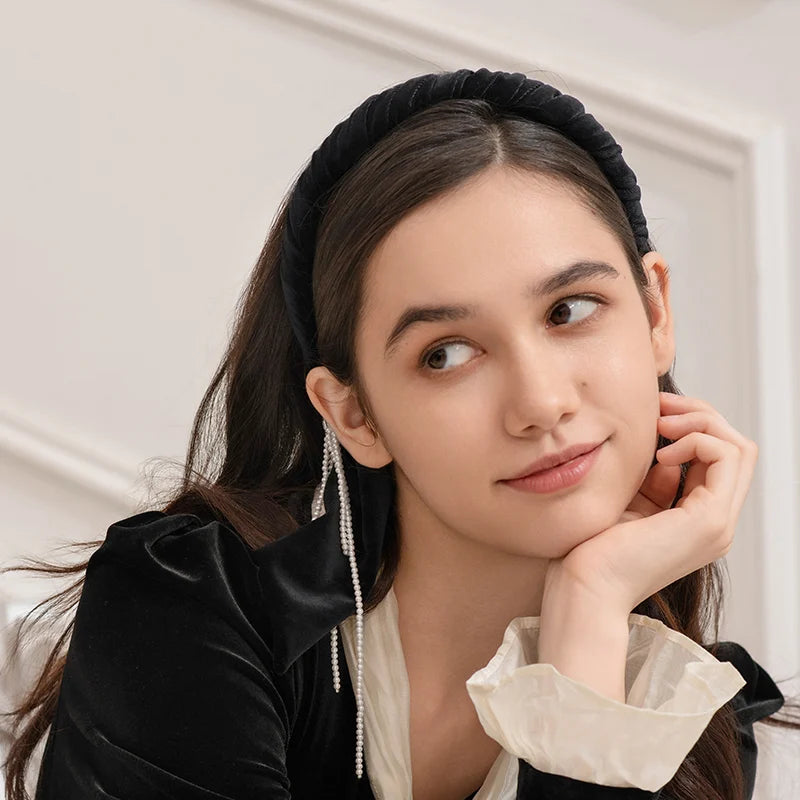 Jacinda Tasseled Hair Bands - EVITA PERONI OFFICIAL