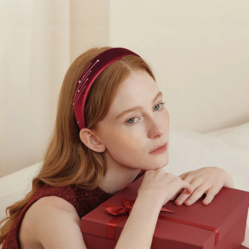 Claire Velvet Wide Headband - EVITA PERONI OFFICIAL
