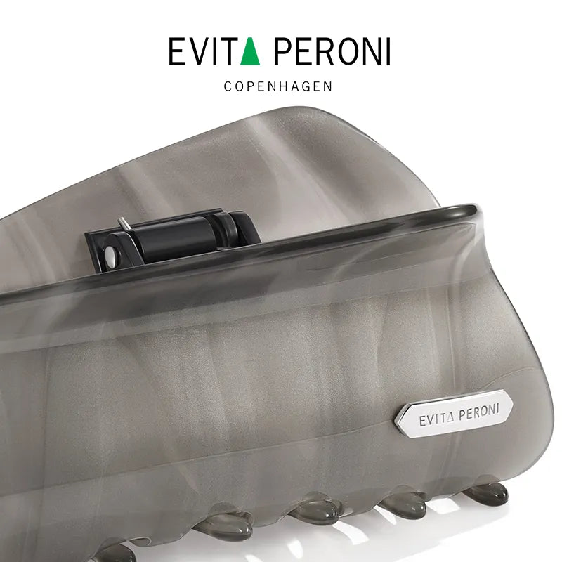 Grey Style Freya Geometric XL Hair Claw - EVITA PERONI OFFICIAL