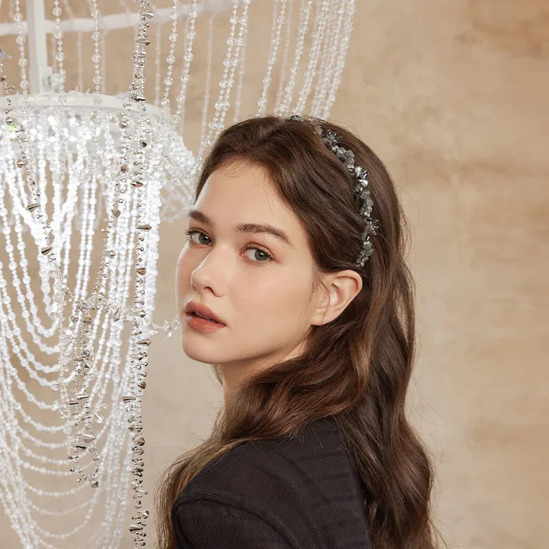 Seraphina Moonstone Tiara Headband - EVITA PERONI OFFICIAL
