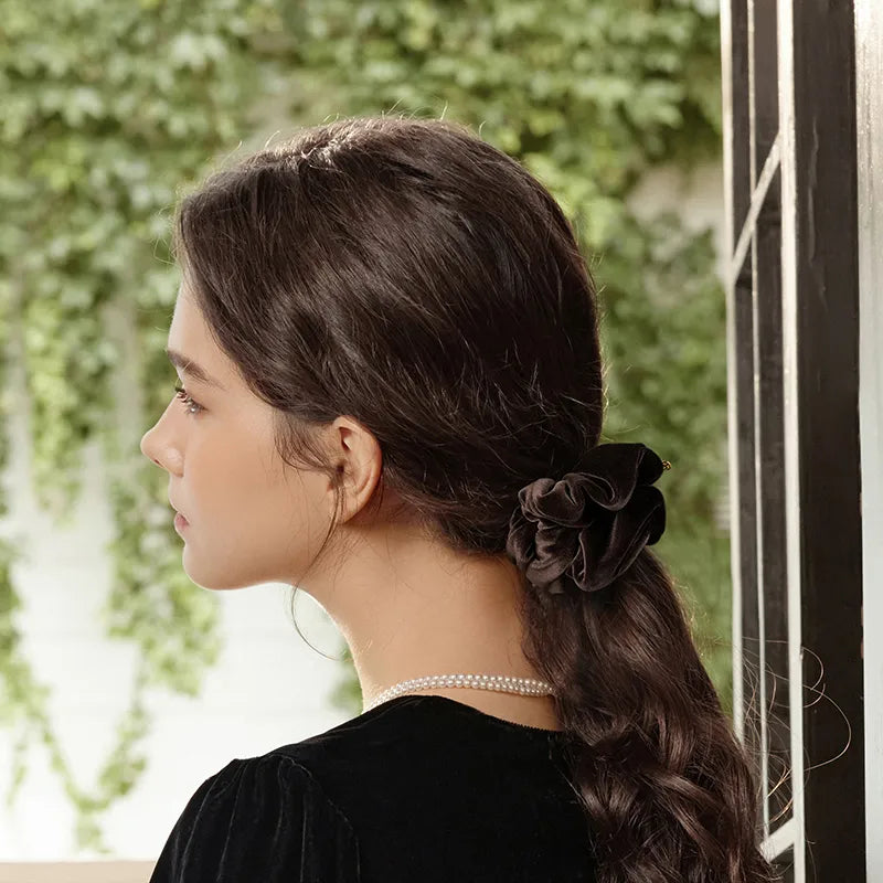 Velvet Whispers Large Scrunchi - EVITA PERONI OFFICIAL