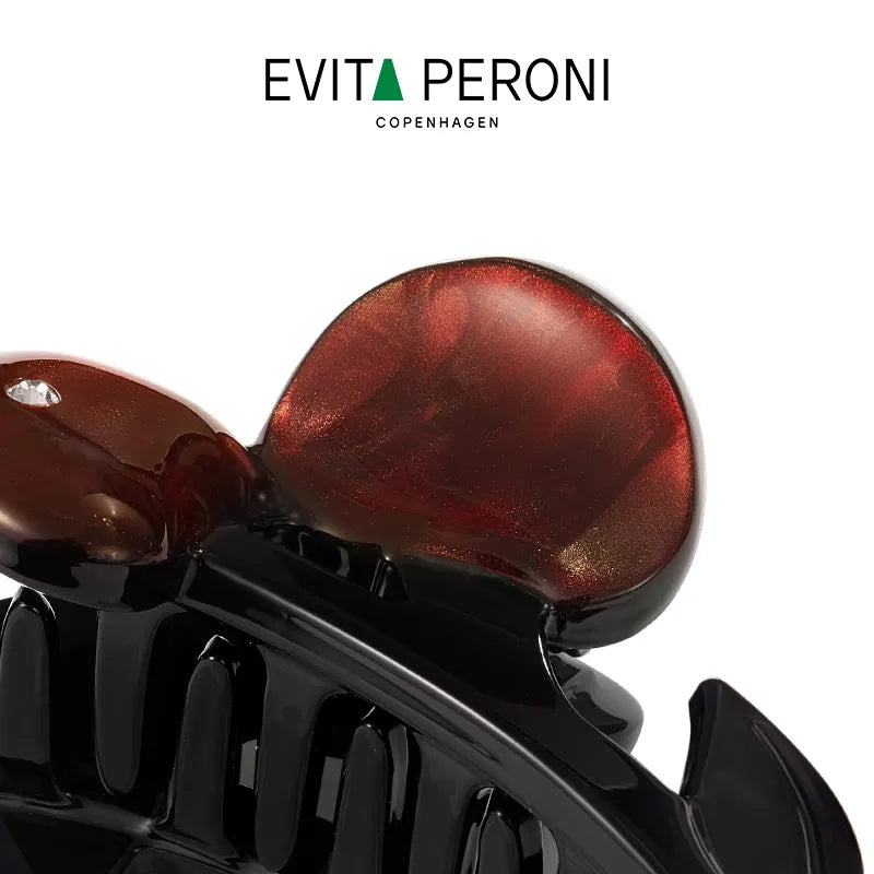 Elowen Cherry Medium Hair Claw - EVITA PERONI OFFICIAL