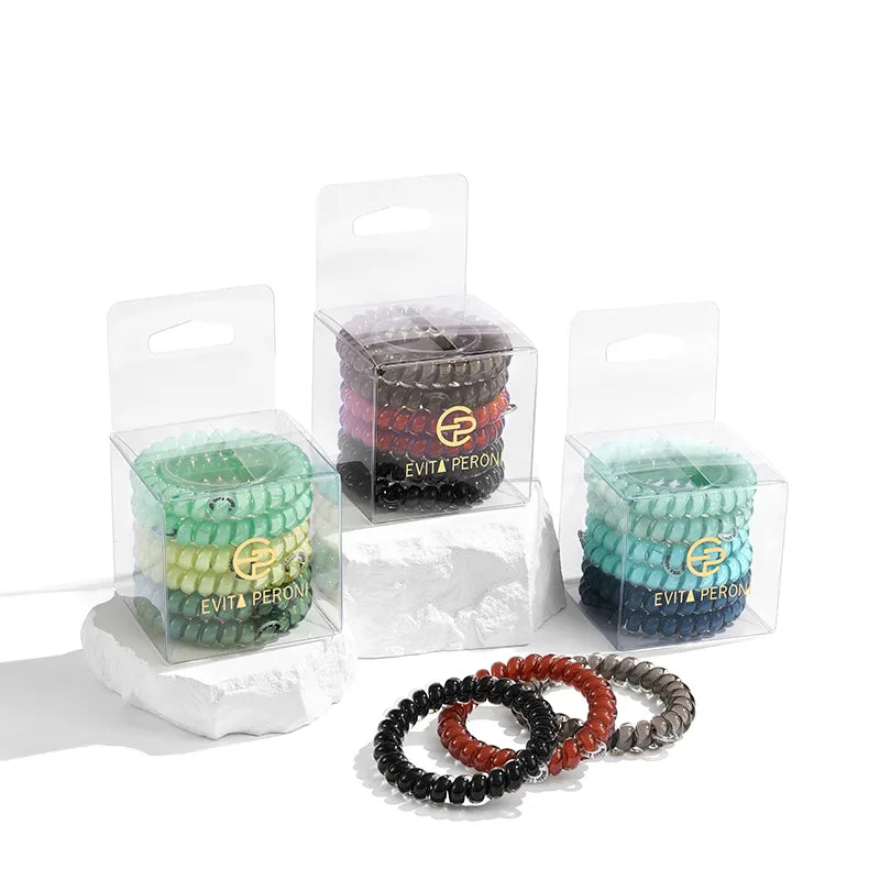 Zephyrine Jelly Pony Elastic Ponytail Holder (6 pcs) - EVITA PERONI OFFICIAL