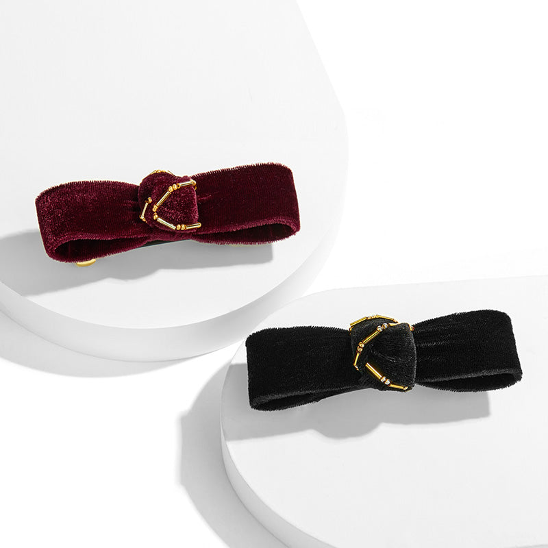 Alice  Medium Bowknot Barrette - EVITA PERONI OFFICIAL