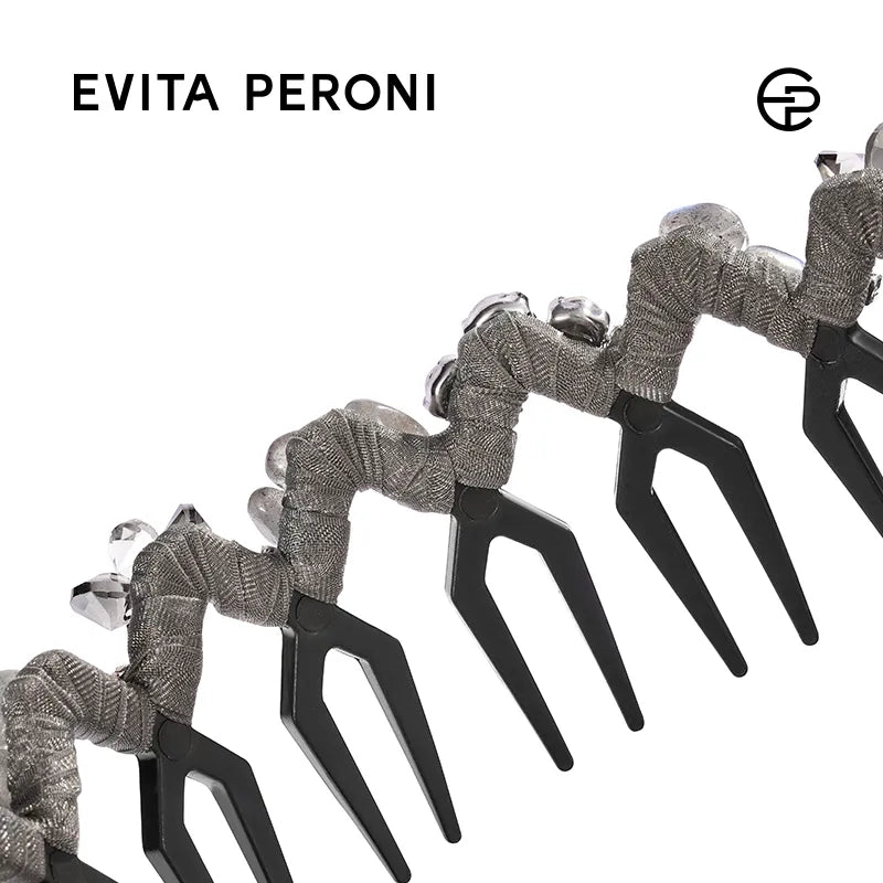 Seraphina Moonstone Tiara Headband - EVITA PERONI OFFICIAL