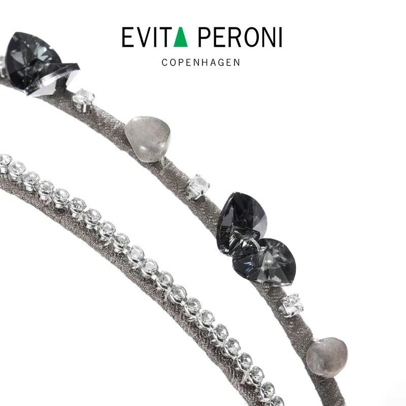 Seraphina Moonstone Double Headband - EVITA PERONI OFFICIAL