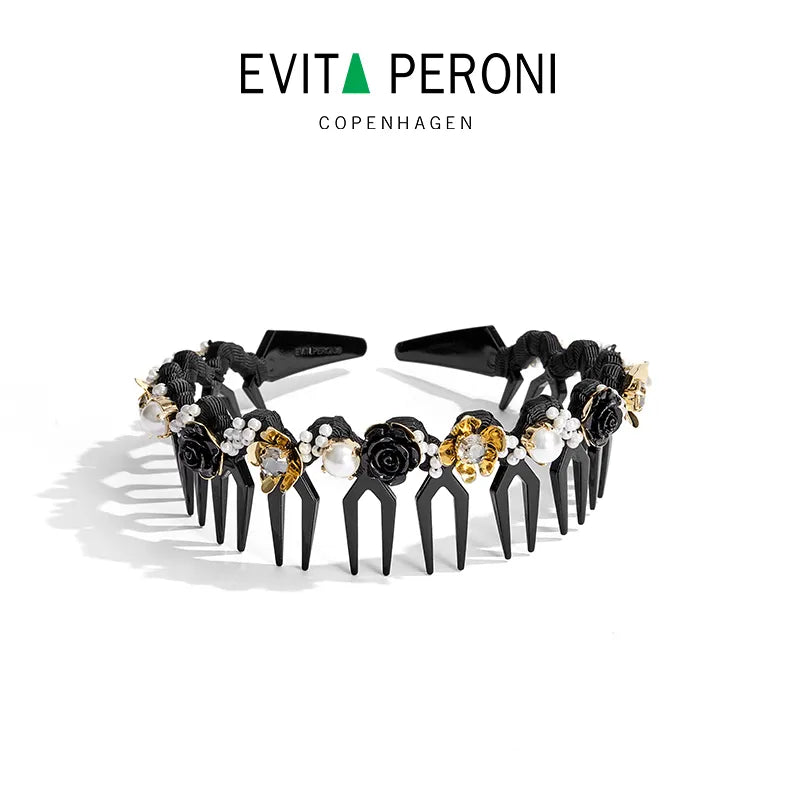 Candice Tiara Crown Headband - EVITA PERONI OFFICIAL