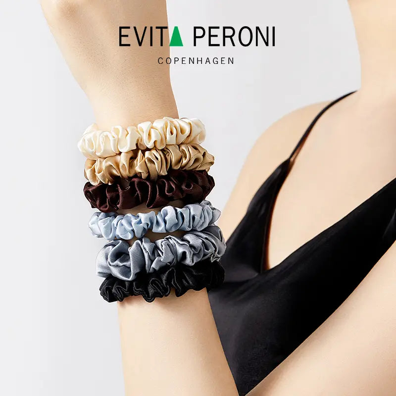 Silvia Silk Small Scrunchies - EVITA PERONI OFFICIAL