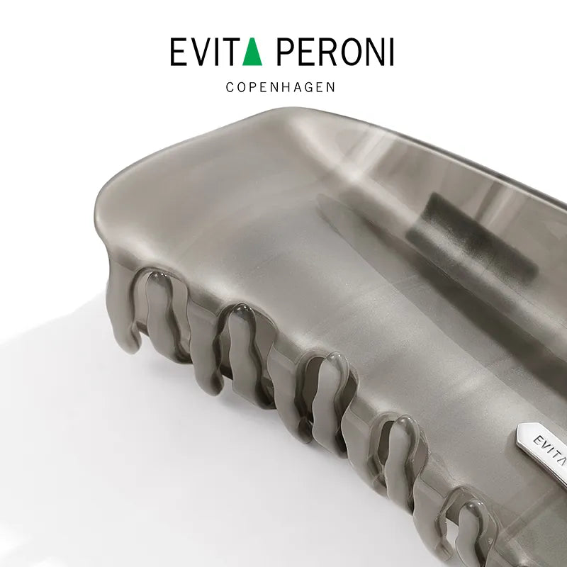 Grey Style Freya Geometric XL Hair Claw - EVITA PERONI OFFICIAL