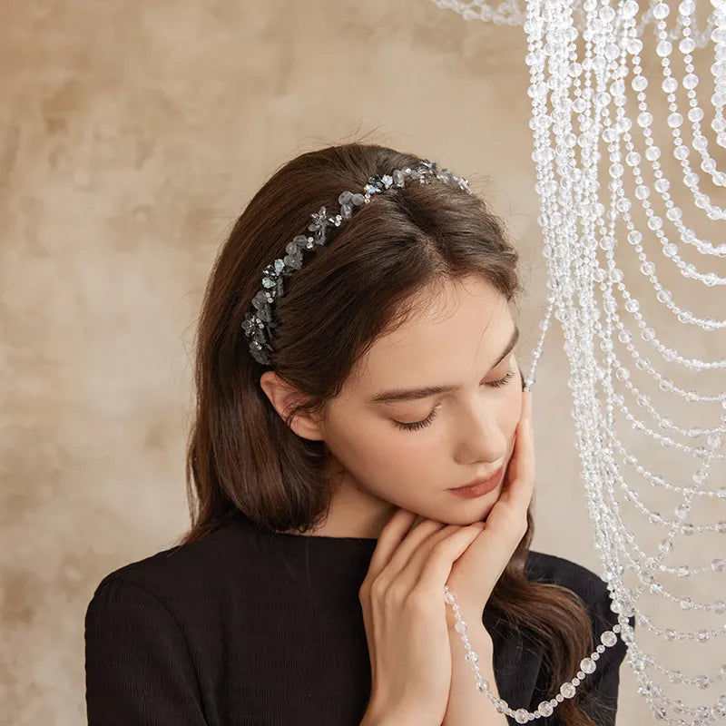 Seraphina Moonstone Tiara Headband - EVITA PERONI OFFICIAL