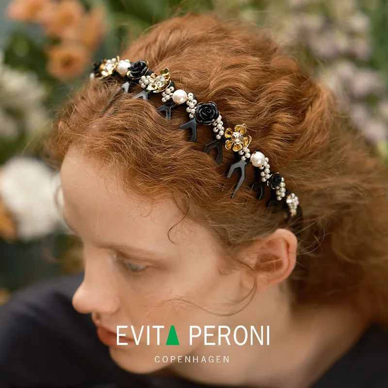 Candice Tiara Crown Headband - EVITA PERONI OFFICIAL