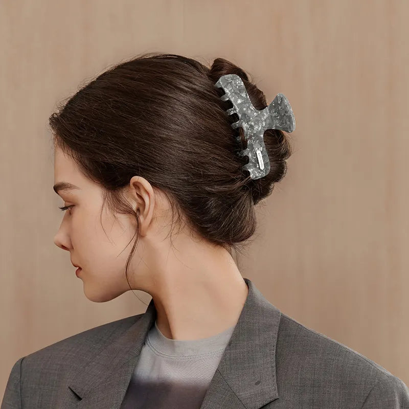 Grey Style Freya XL Hair Claw - EVITA PERONI OFFICIAL