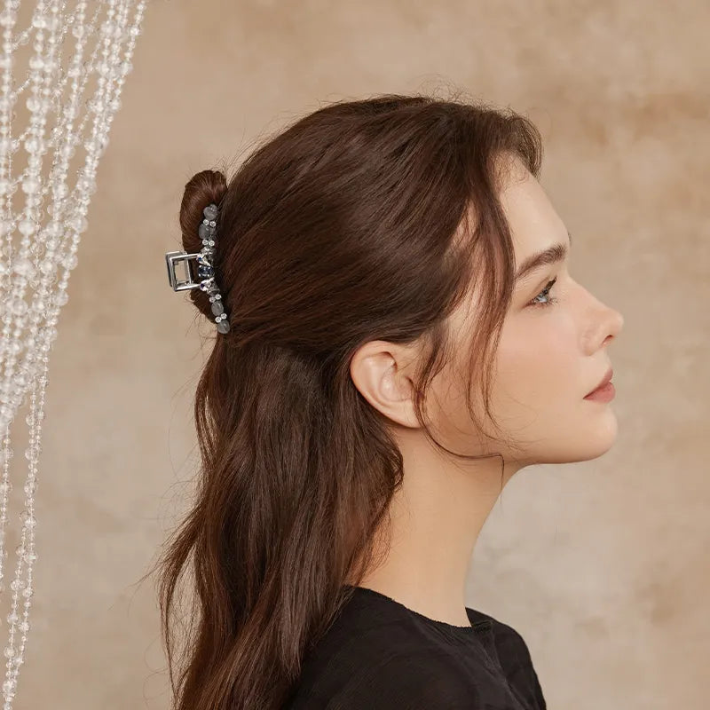 Seraphina Moonstone Medium Hair Claw - EVITA PERONI OFFICIAL