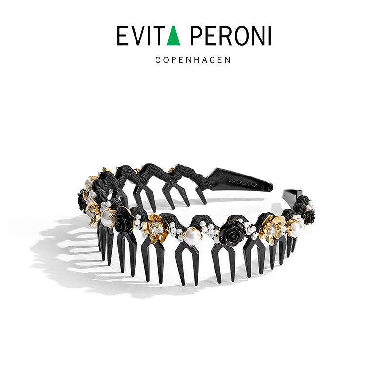 Candice Tiara Crown Headband - EVITA PERONI OFFICIAL