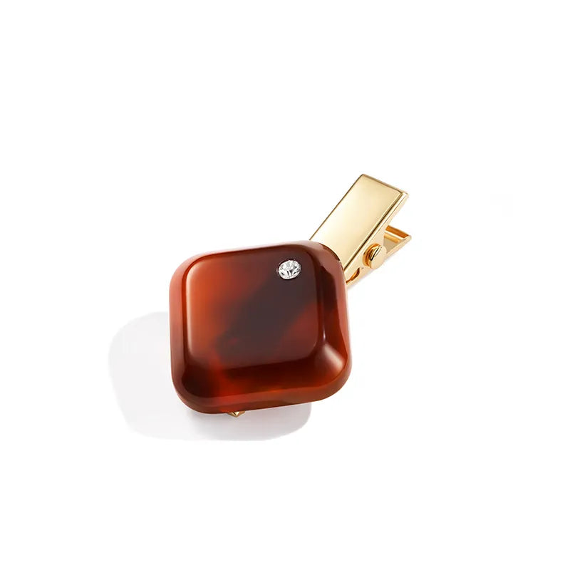 Chocolate Fantasia Juniper Pelican Jaw Clip - EVITA PERONI OFFICIAL