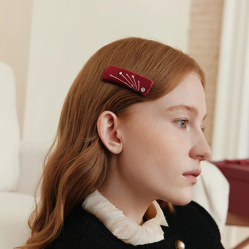 Claire Velvet Snap Clip - EVITA PERONI OFFICIAL