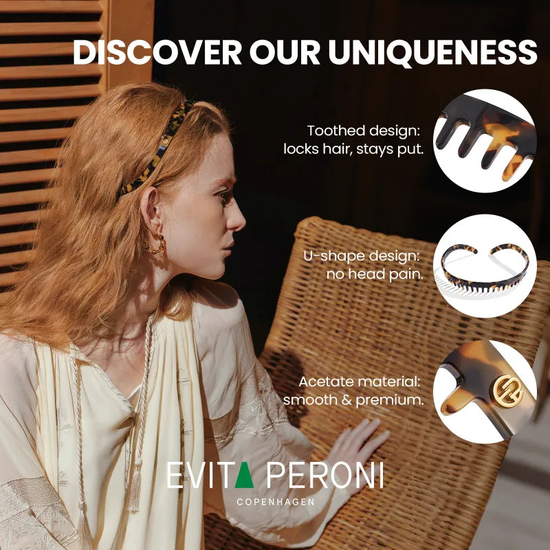 Kezia U-shaped Comb Headband - EVITA PERONI OFFICIAL