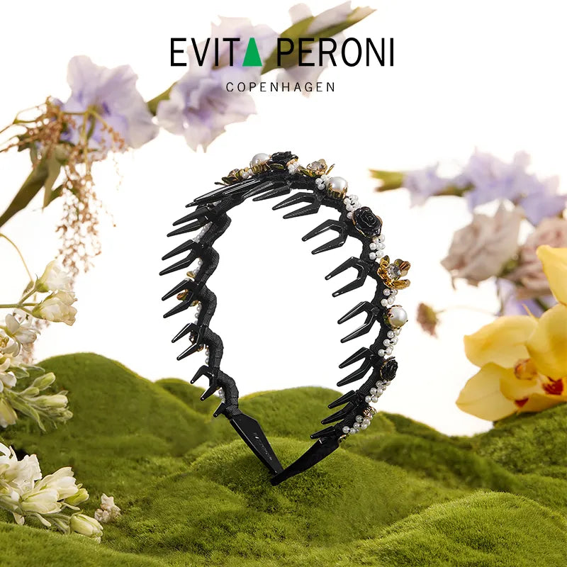 Candice Tiara Crown Headband - EVITA PERONI OFFICIAL