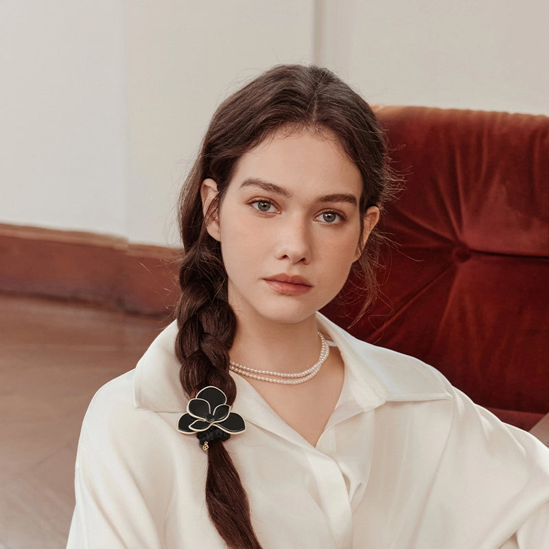 Aranya Flower Hiar Tie - EVITA PERONI OFFICIAL