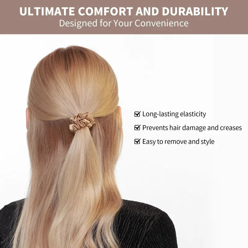 Silvia Silk Small Scrunchies - EVITA PERONI OFFICIAL