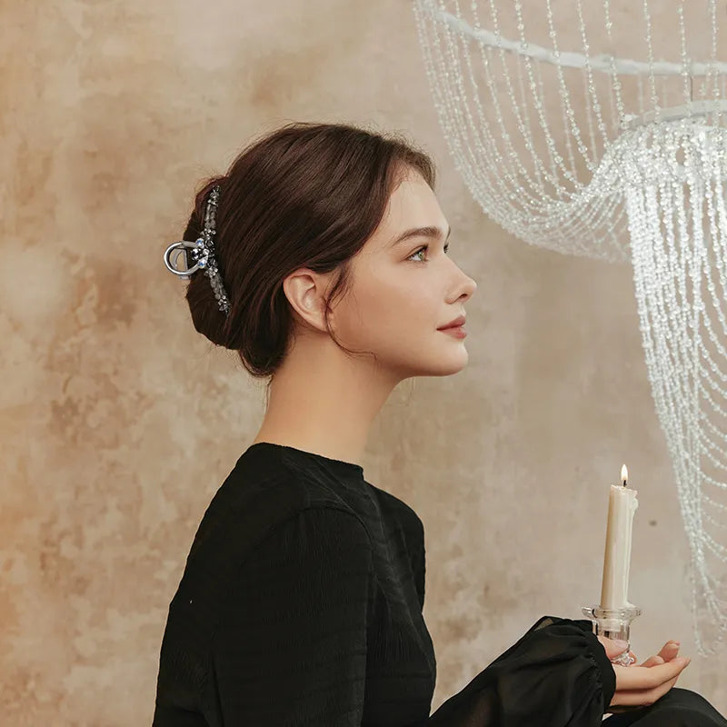 Seraphina Moonstone XL Hair Claw - EVITA PERONI OFFICIAL