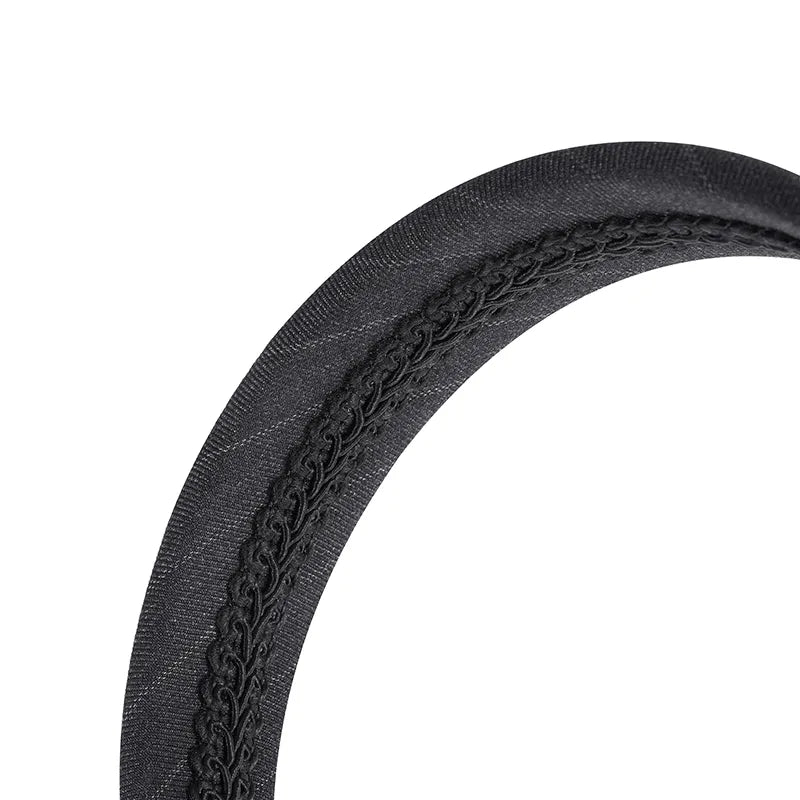 Maeve Gray Palette Headband in Suiting Fabric - EVITA PERONI OFFICIAL