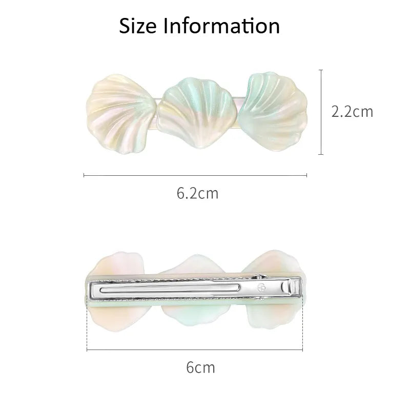 Seashell Zoey Pelican Clip - EVITA PERONI OFFICIAL