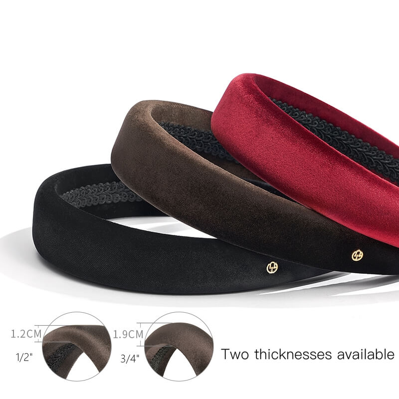 Tessa Padded Headband (1.2cm / 1.9cm) - EVITA PERONI OFFICIAL