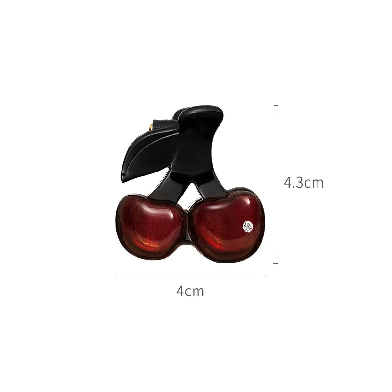 Elowen Cherry Small Hair Claw - EVITA PERONI OFFICIAL