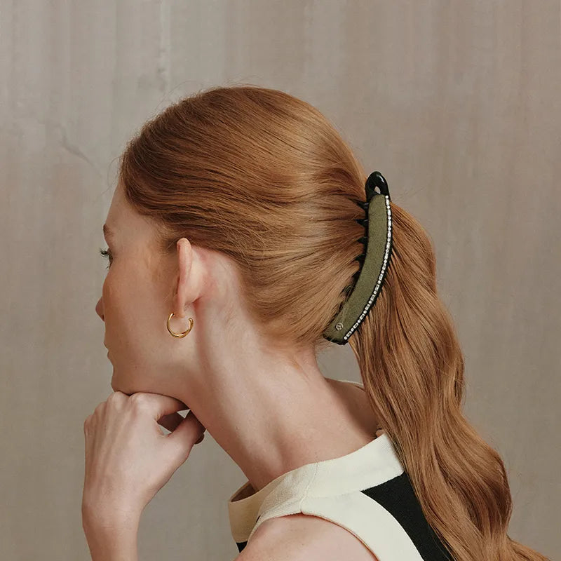 Eileen Diamond Chain Banana Clip - EVITA PERONI OFFICIAL