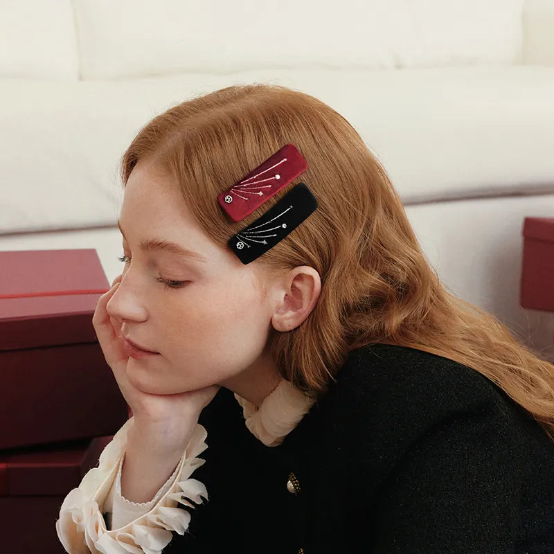 Claire Velvet Snap Clip - EVITA PERONI OFFICIAL