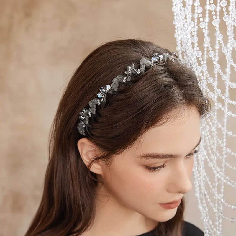 Seraphina Moonstone Tiara Headband - EVITA PERONI OFFICIAL