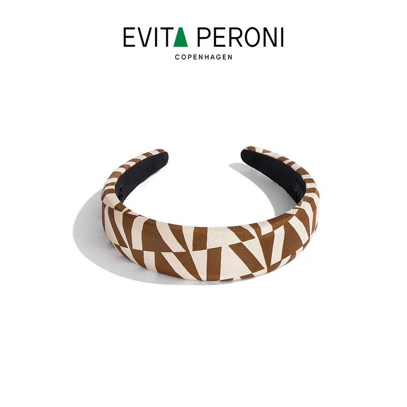 Mulberry Silk Julia Wide Headband - EVITA PERONI OFFICIAL