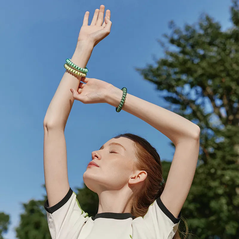 Zephyrine Jelly Pony Elastic Ponytail Holder (6 pcs) - EVITA PERONI OFFICIAL