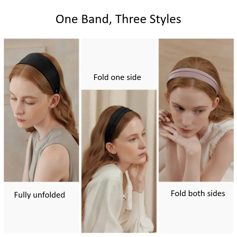 Juniper Foldable Wide Headband - EVITA PERONI OFFICIAL
